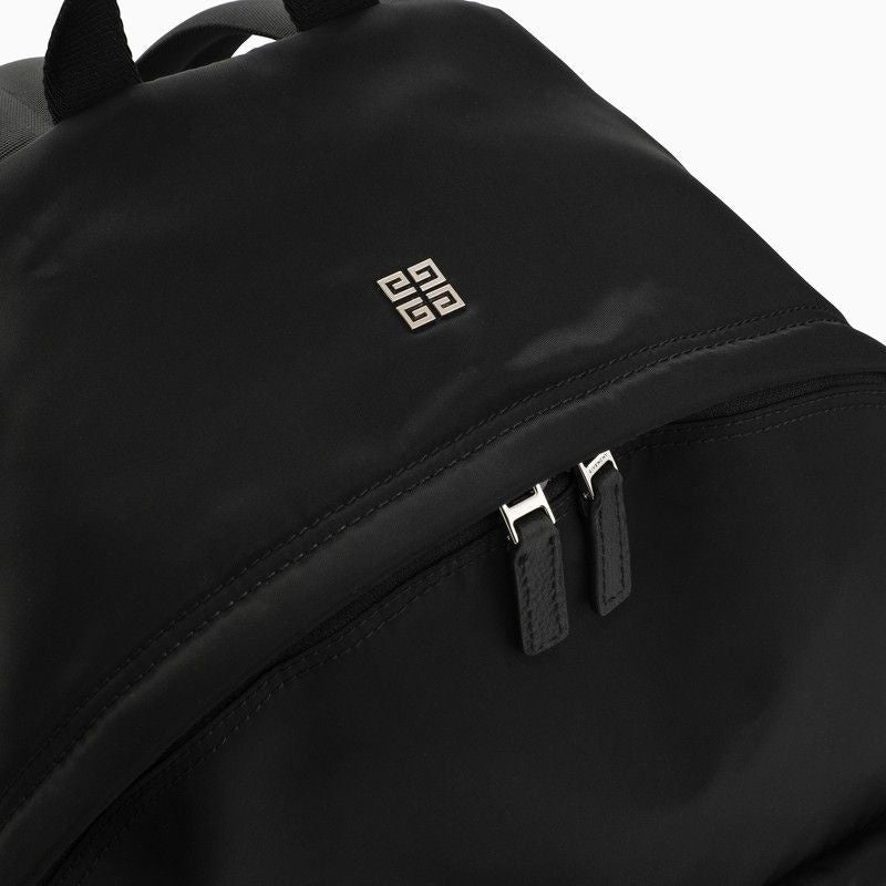 ESSENTIAL U BLACK NYLON BACKPACK