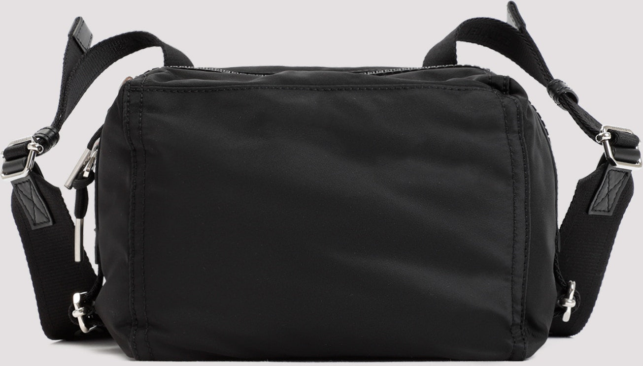 BLACK NYLON PANDORA BAG