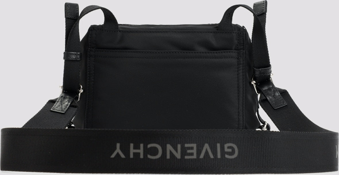 BLACK NYLON PANDORA BAG