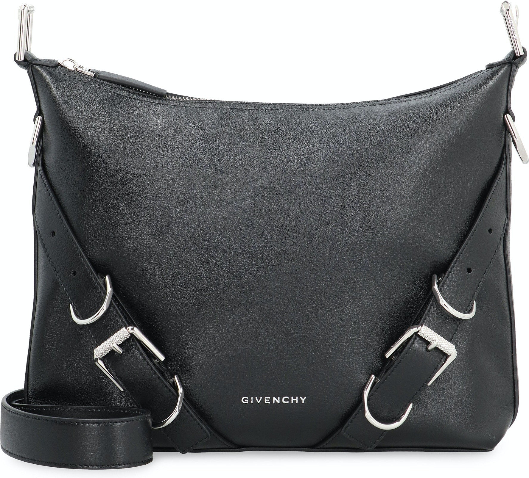 VOYOU LEATHER CROSSBODY BAG