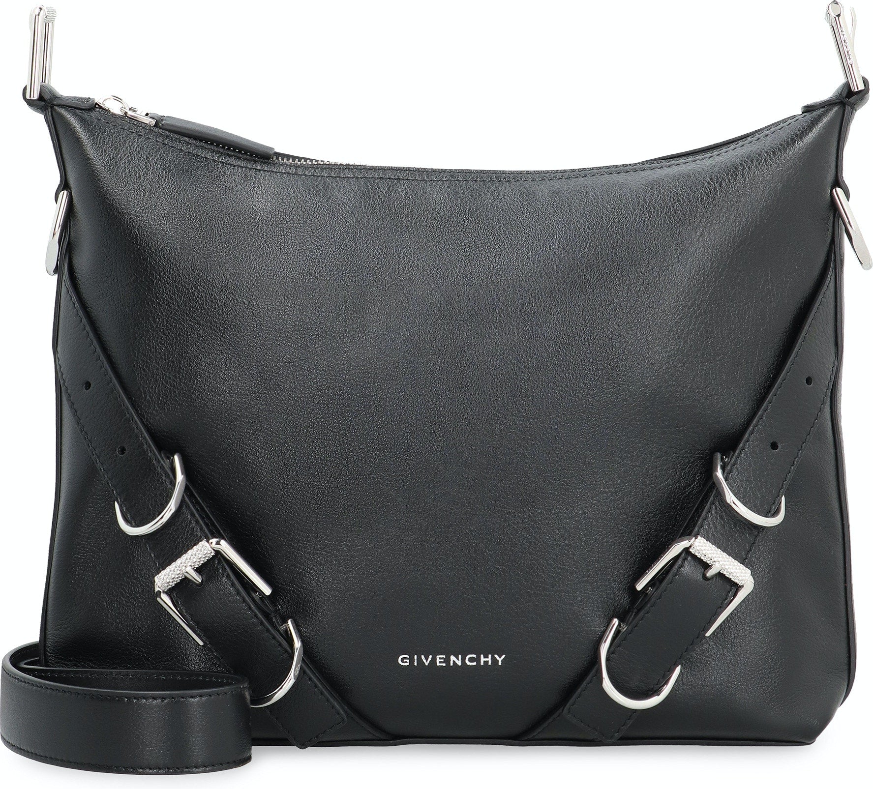 VOYOU LEATHER CROSSBODY BAG