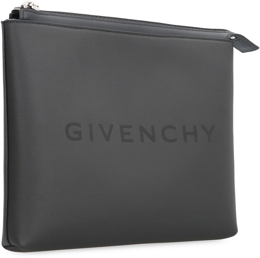 COATED CANVAS FLAT POUCH