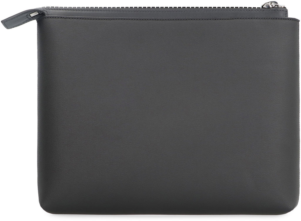 COATED CANVAS FLAT POUCH