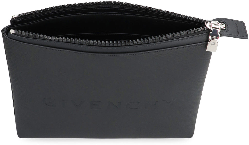 COATED CANVAS FLAT POUCH