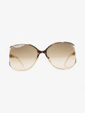 Gucci Oversized Sunglasses Gold / White Base Metal
