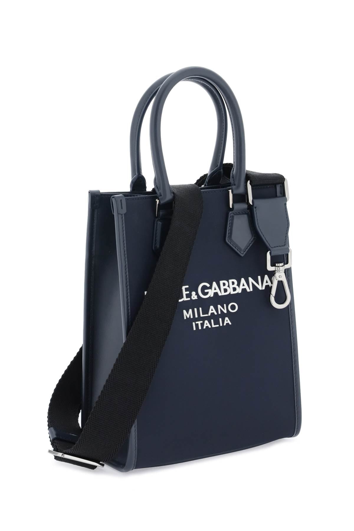 Dolce & Gabbana Small Nylon Tote Bag With Logo Men