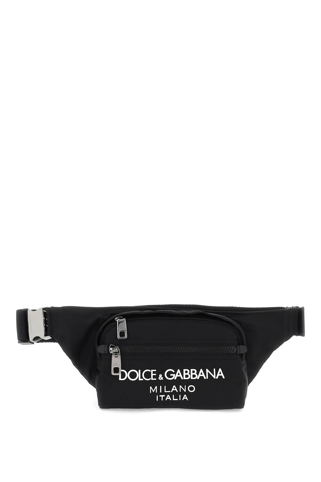 Dolce & Gabbana Nylon Beltpack Bag With Logo Men
