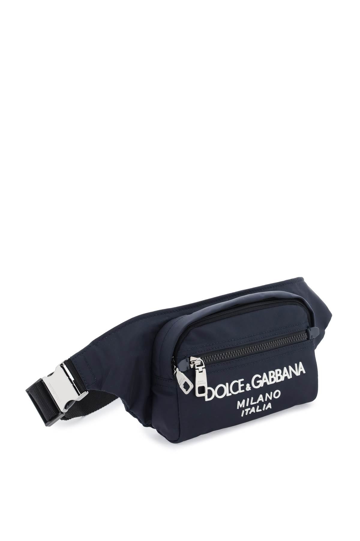 Dolce & Gabbana Nylon Beltpack Bag With Logo Men