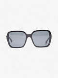 Chanel Square Framed Sunglasses Black / Gold Acetate 140mm