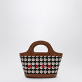 Marni Black Micro Tropicalia Bag With Daisy Print Women