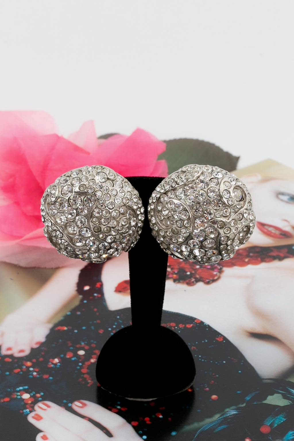 Boucles d'oreilles argentÃƒÆ’Ã‚Â©es Yves Saint Laurent