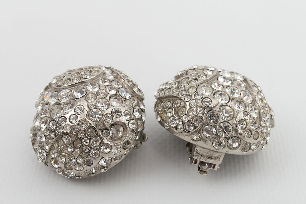 Boucles d'oreilles argentÃƒÆ’Ã‚Â©es Yves Saint Laurent