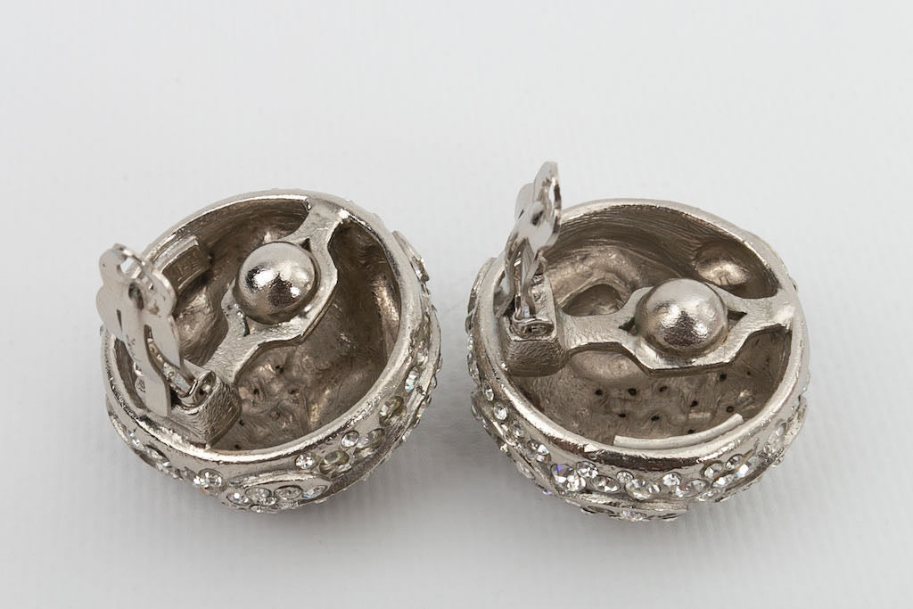 Boucles d'oreilles argentÃƒÆ’Ã‚Â©es Yves Saint Laurent