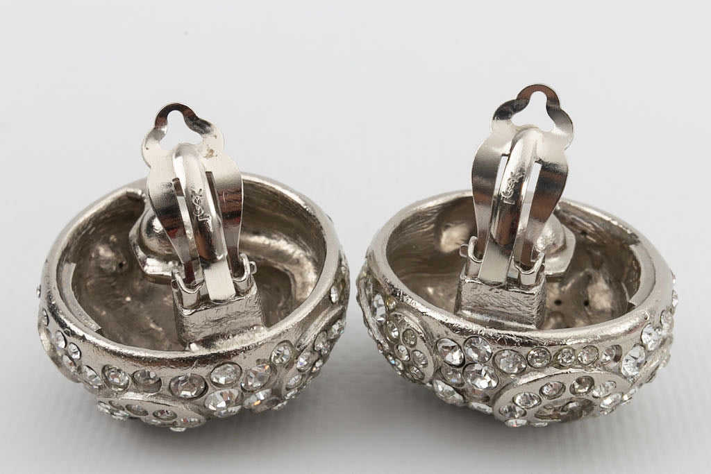 Boucles d'oreilles argentÃƒÆ’Ã‚Â©es Yves Saint Laurent