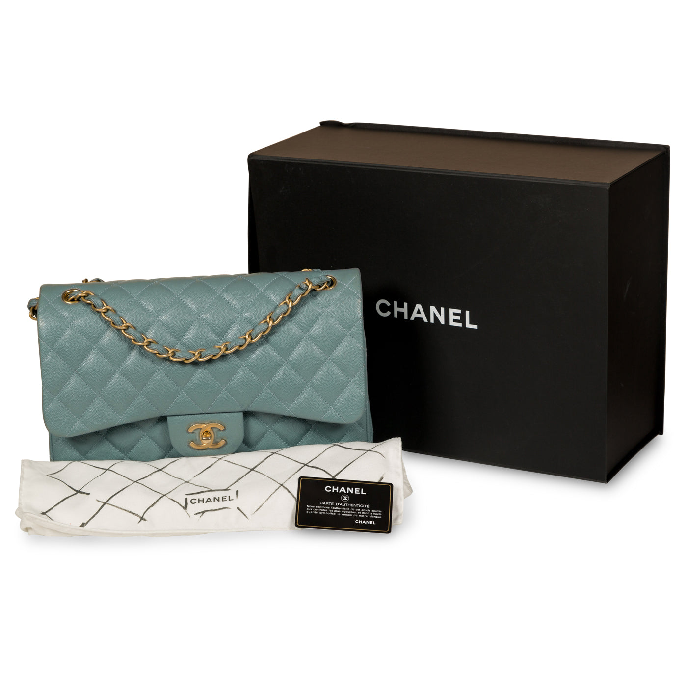 Chanel Classic Flap Bag - Jumbo - Caviar