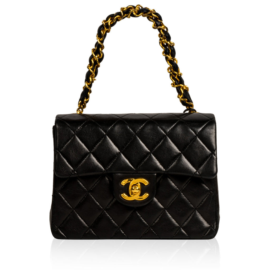 Mini Square Flap Handheld Bag - Vintage