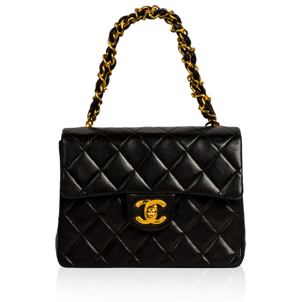 Mini Square Flap Handheld Bag - Vintage