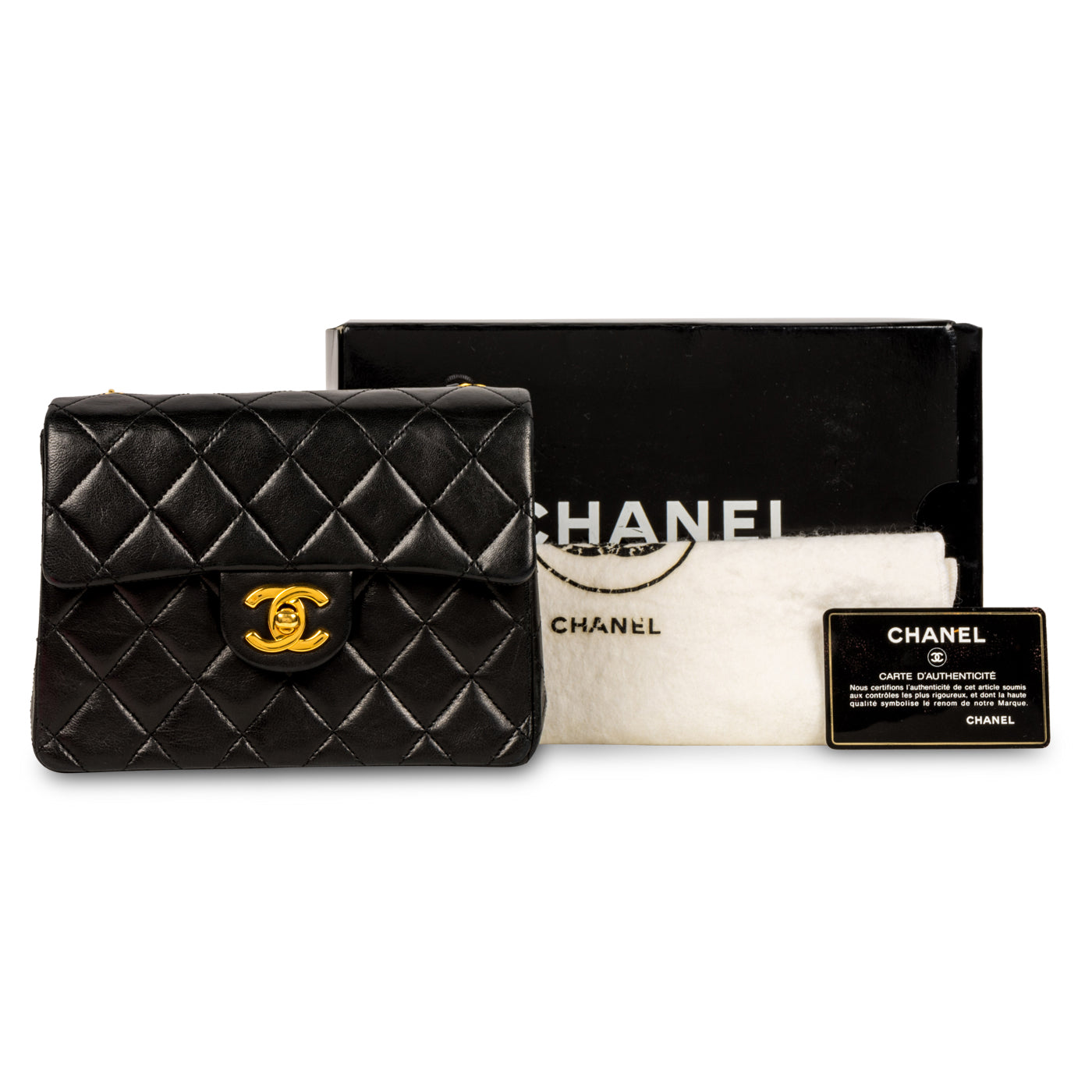 Mini Square Flap Handheld Bag - Vintage