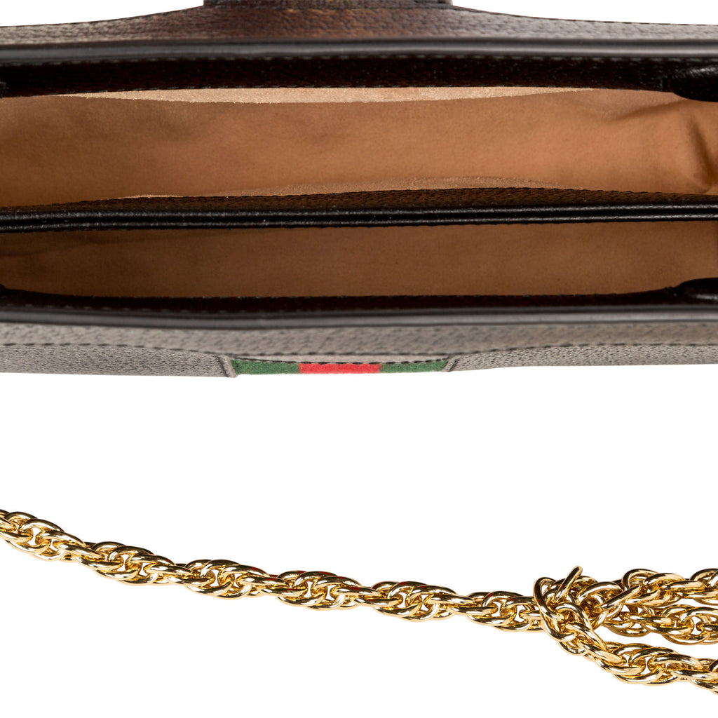 Ophidia Leather Shoulder Bag