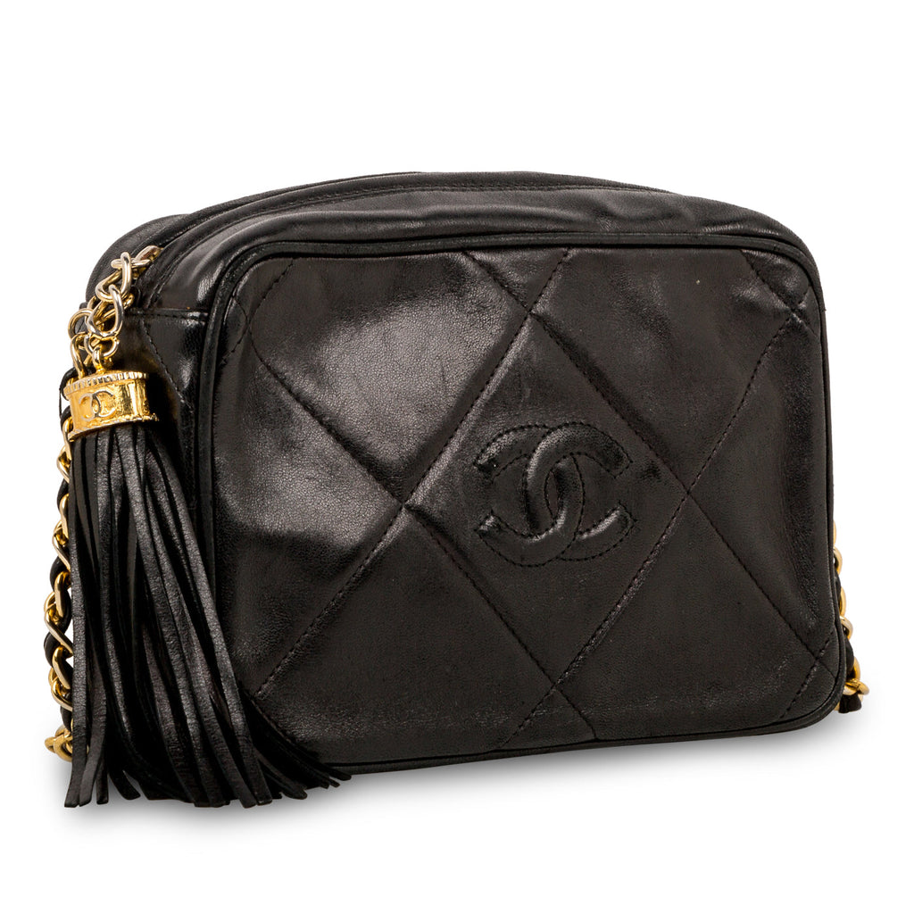 Vintage Lambskin Tassel Bag