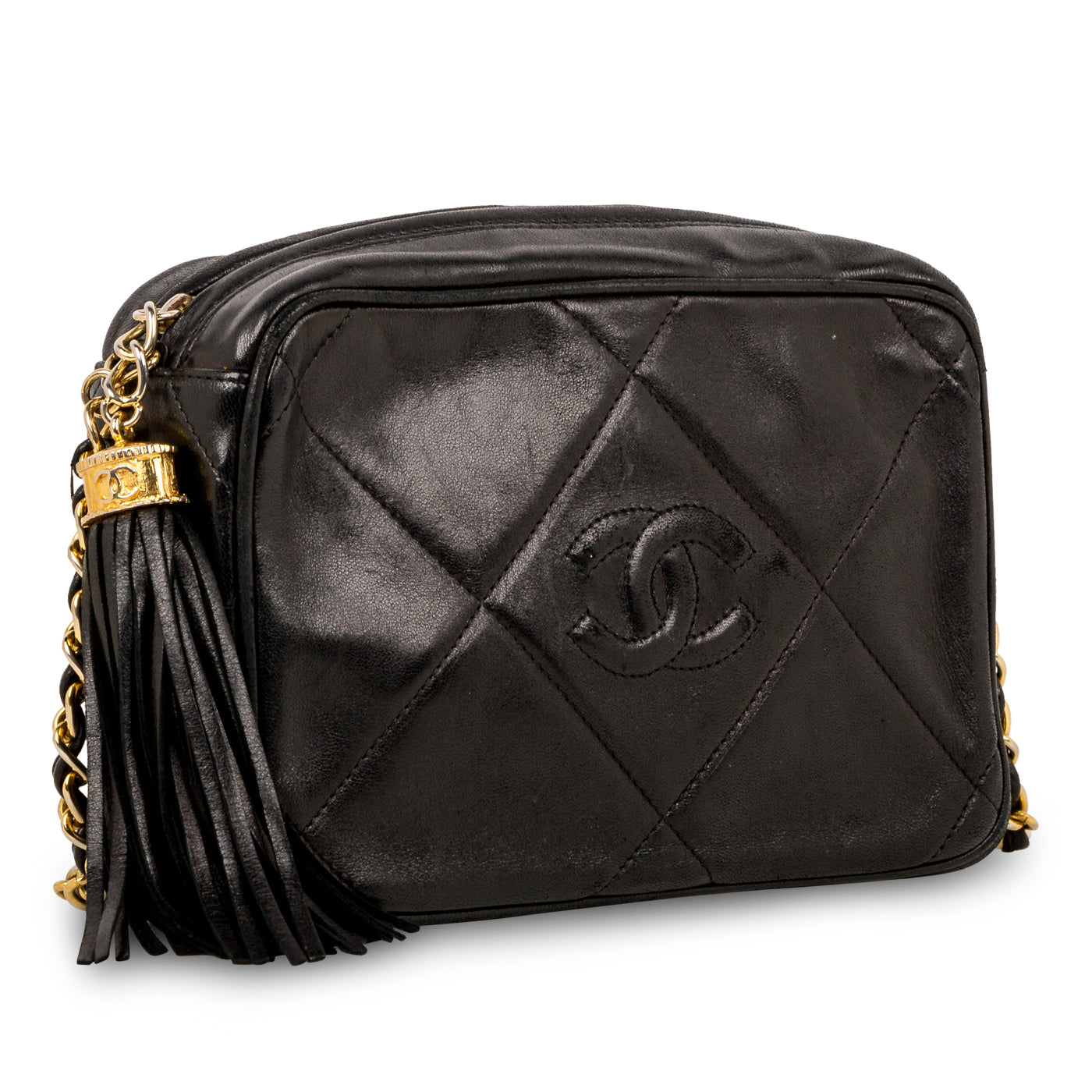 Vintage Lambskin Tassel Bag