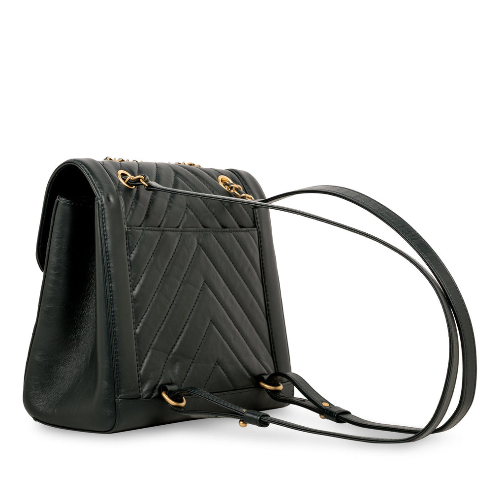 Chanel Chevron Framed Backpack