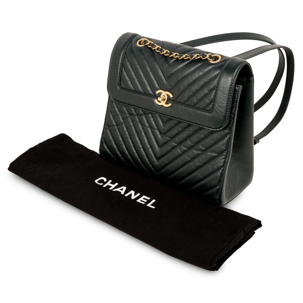 Chanel Chevron Framed Backpack