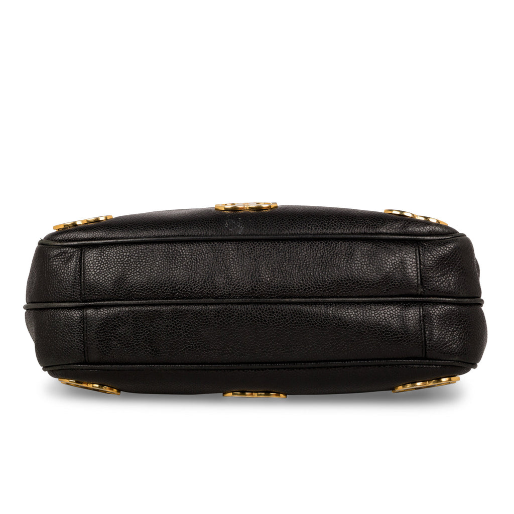 Triple Coco Caviar Shoulder Bag