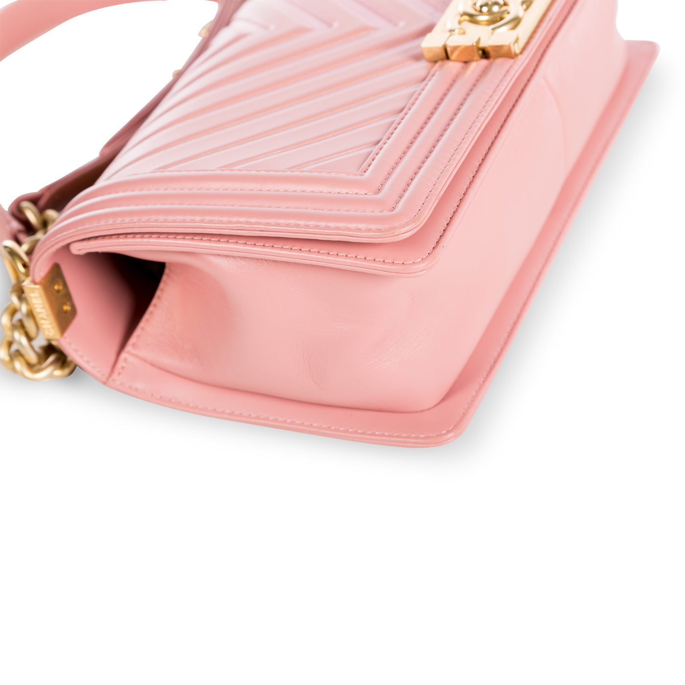 Chanel Iridescent Chevron Boy Bag - Medium