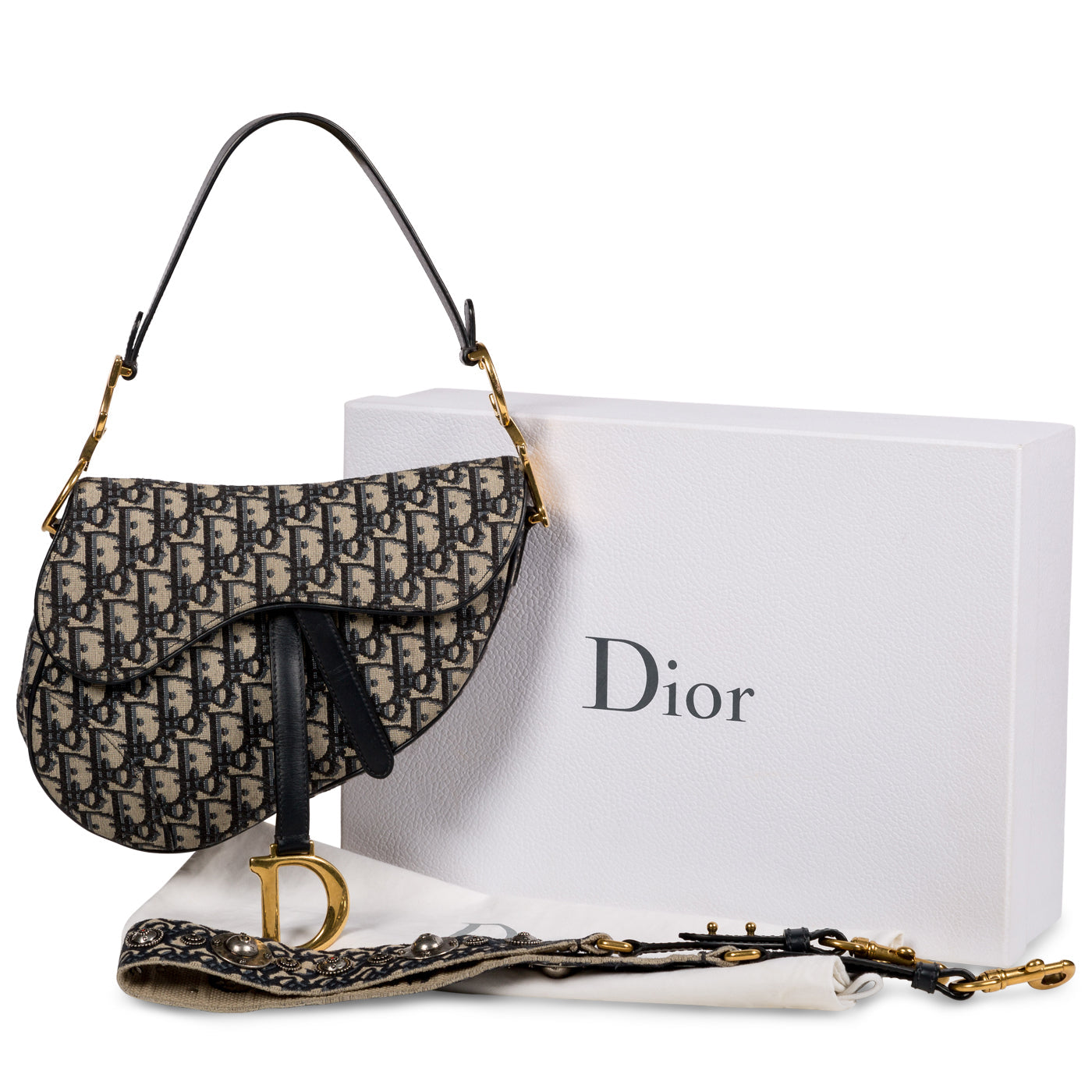 Saddle Bag with Embroidered Strap