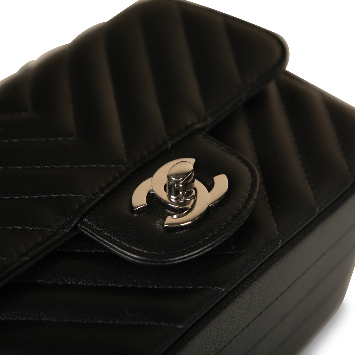 Chanel Classic Flap Bag - Mini Square - Chevron