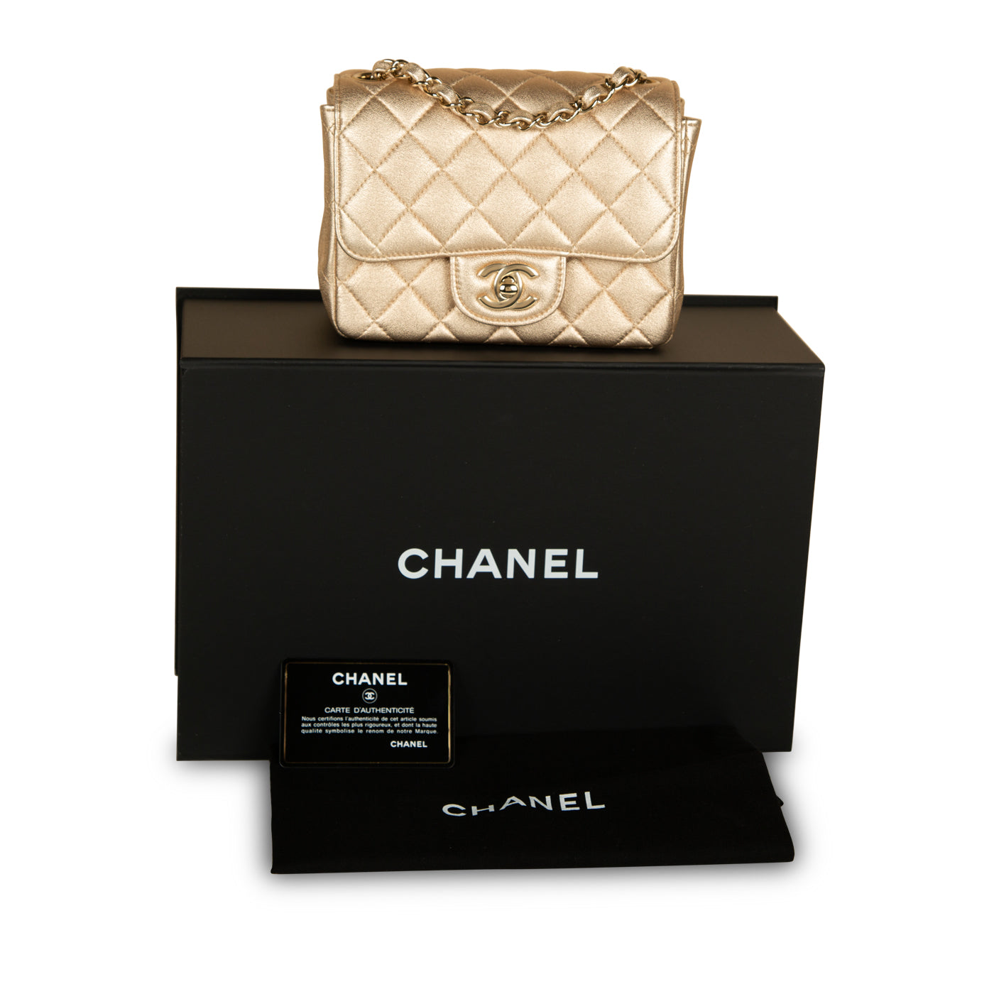 Chanel Classic Flap Bag - Mini Square - 21P