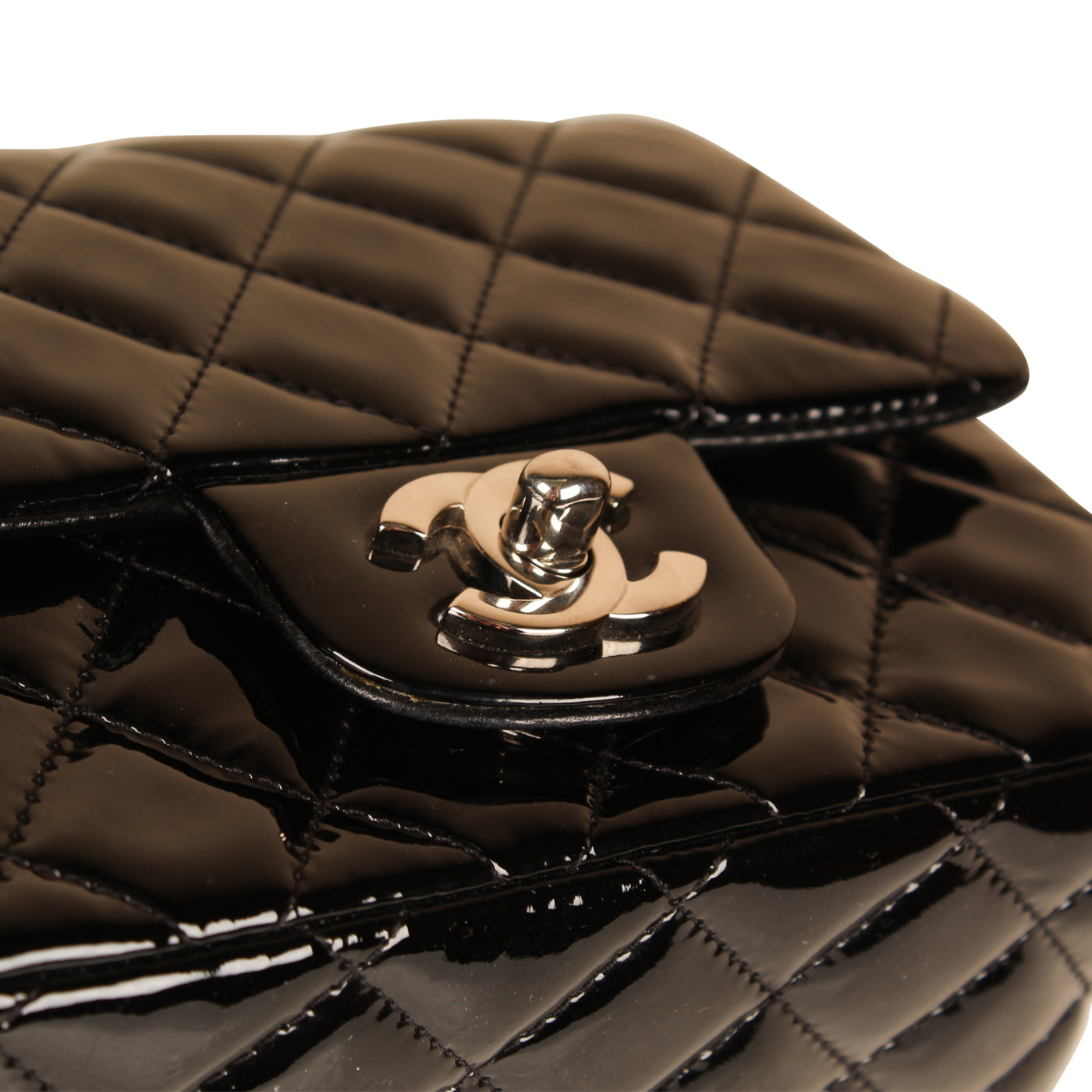 Chanel Classic Flap Bag - Mini Square - Patent