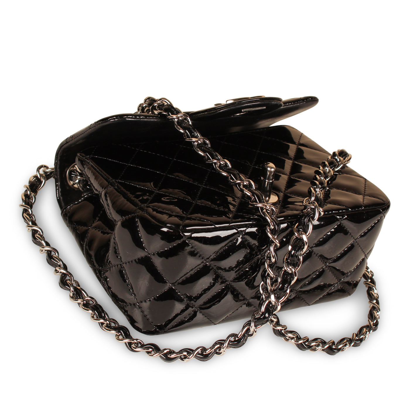 Chanel Classic Flap Bag - Mini Square - Patent