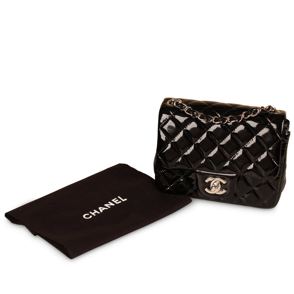 Chanel Classic Flap Bag - Mini Square - Patent