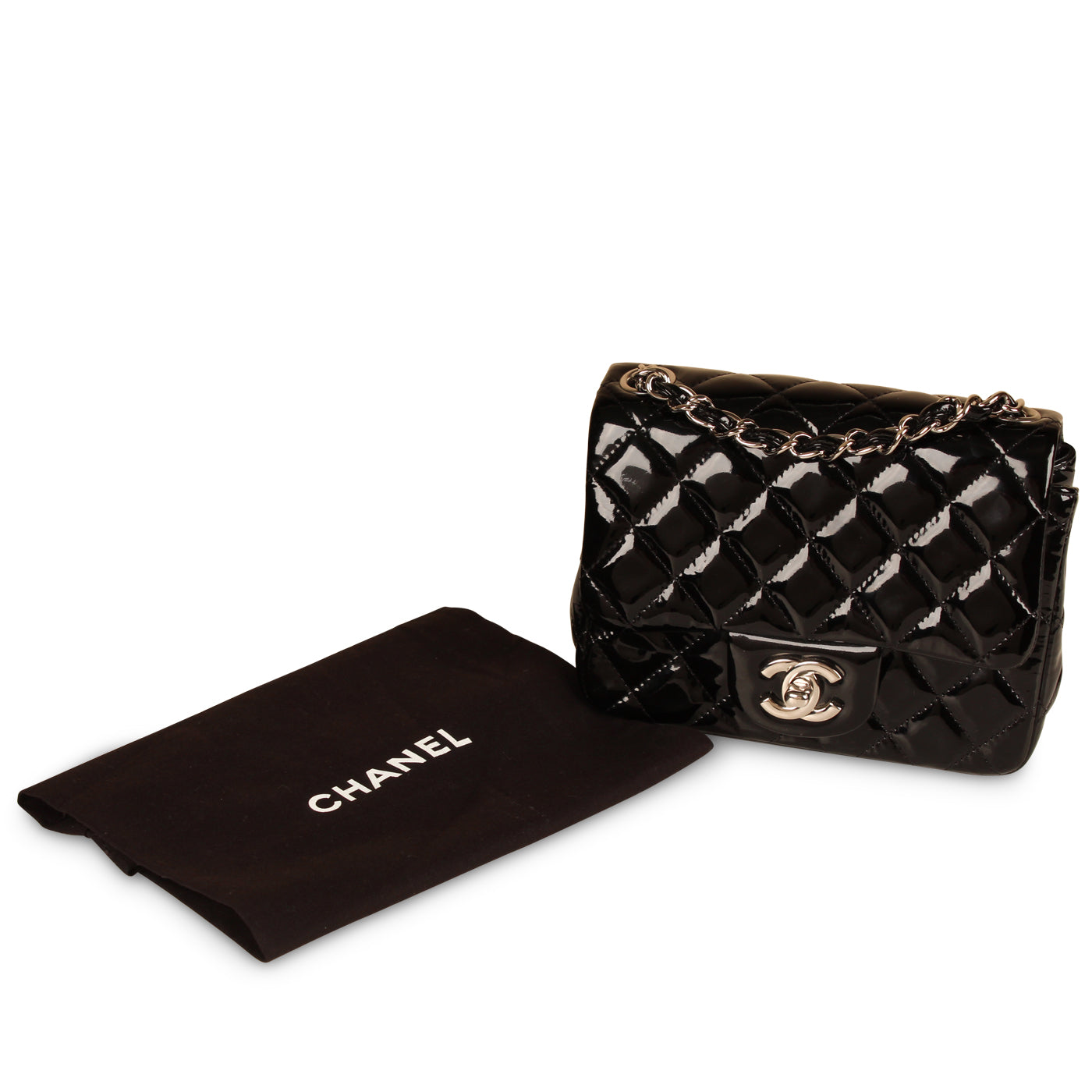 Chanel Classic Flap Bag - Mini Square - Patent