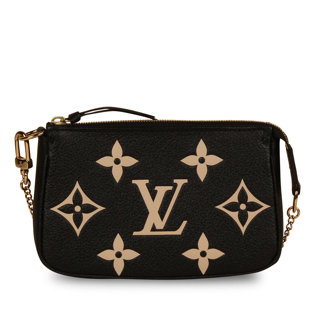 Louis Vuitton Mini Pochette Accessoires - Black Empreinte