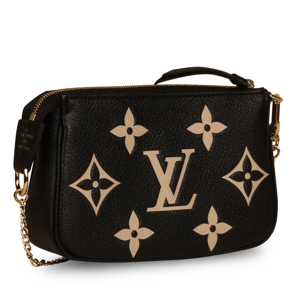 Louis Vuitton Mini Pochette Accessoires - Black Empreinte