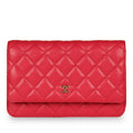 Classic Wallet on Chain - Pink Caviar