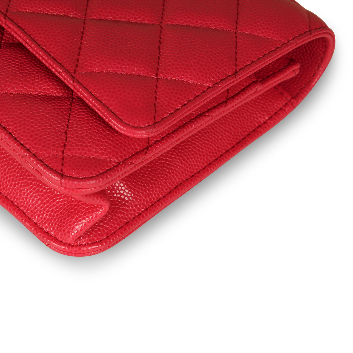 Classic Wallet on Chain - Pink Caviar