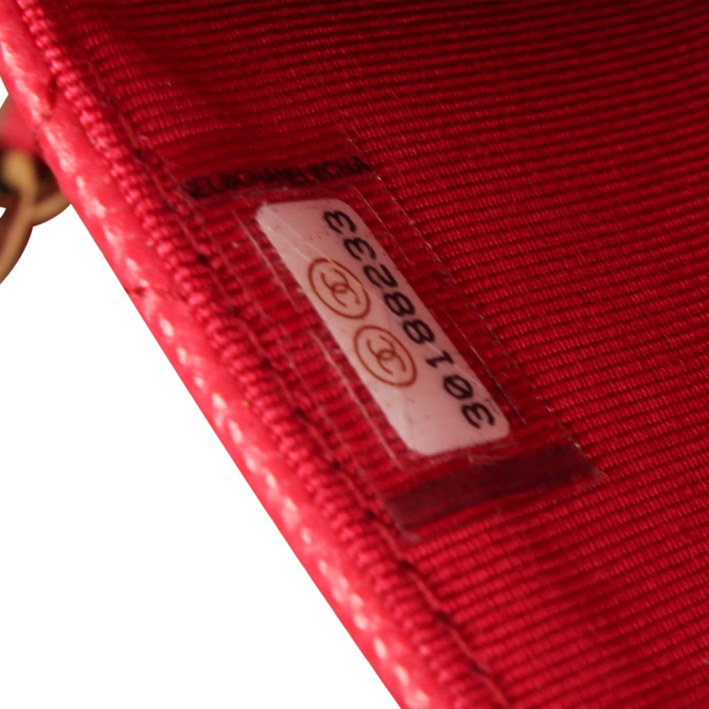 Classic Wallet on Chain - Pink Caviar