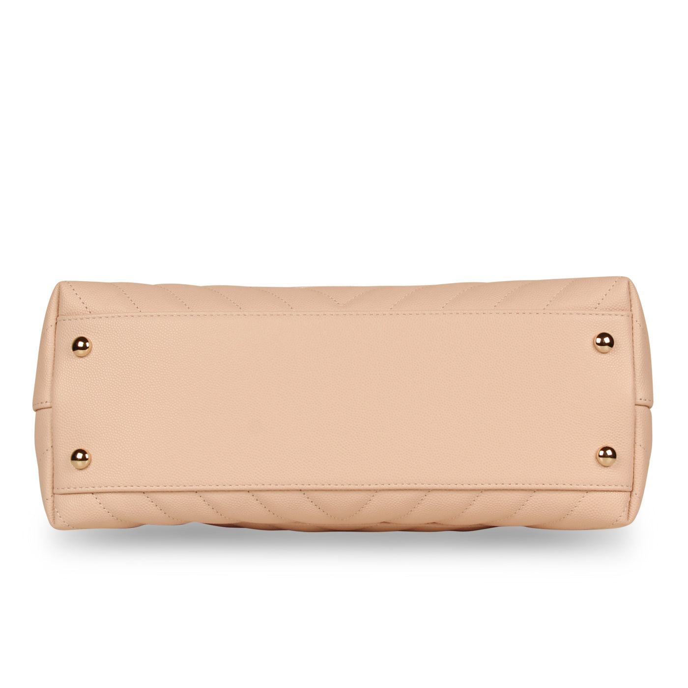 Pink Chevron Coco Top Handle - Medium