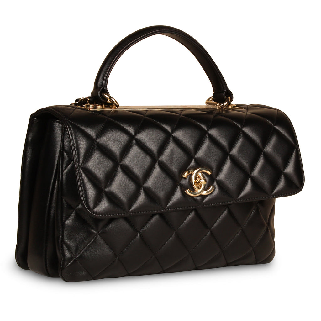 Trendy CC Flap Bag - Medium Black