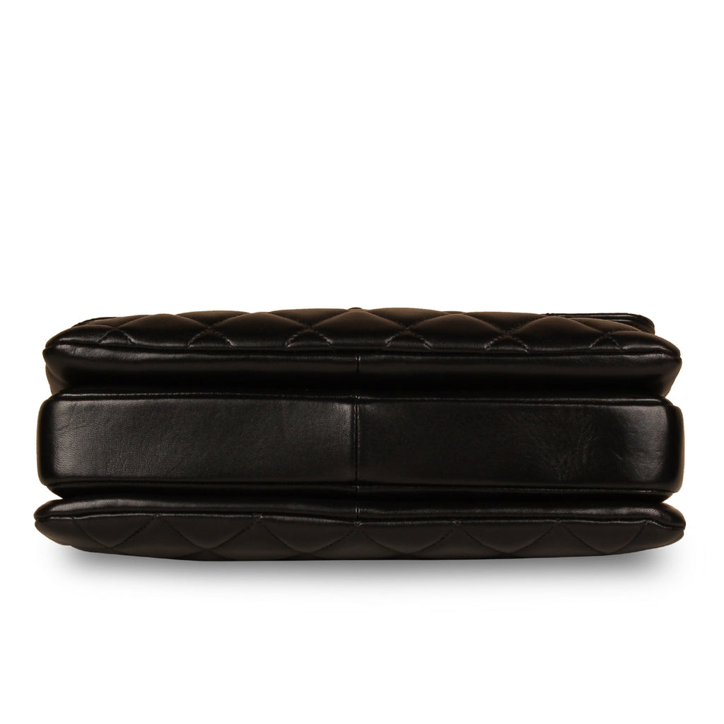Trendy CC Flap Bag - Medium Black