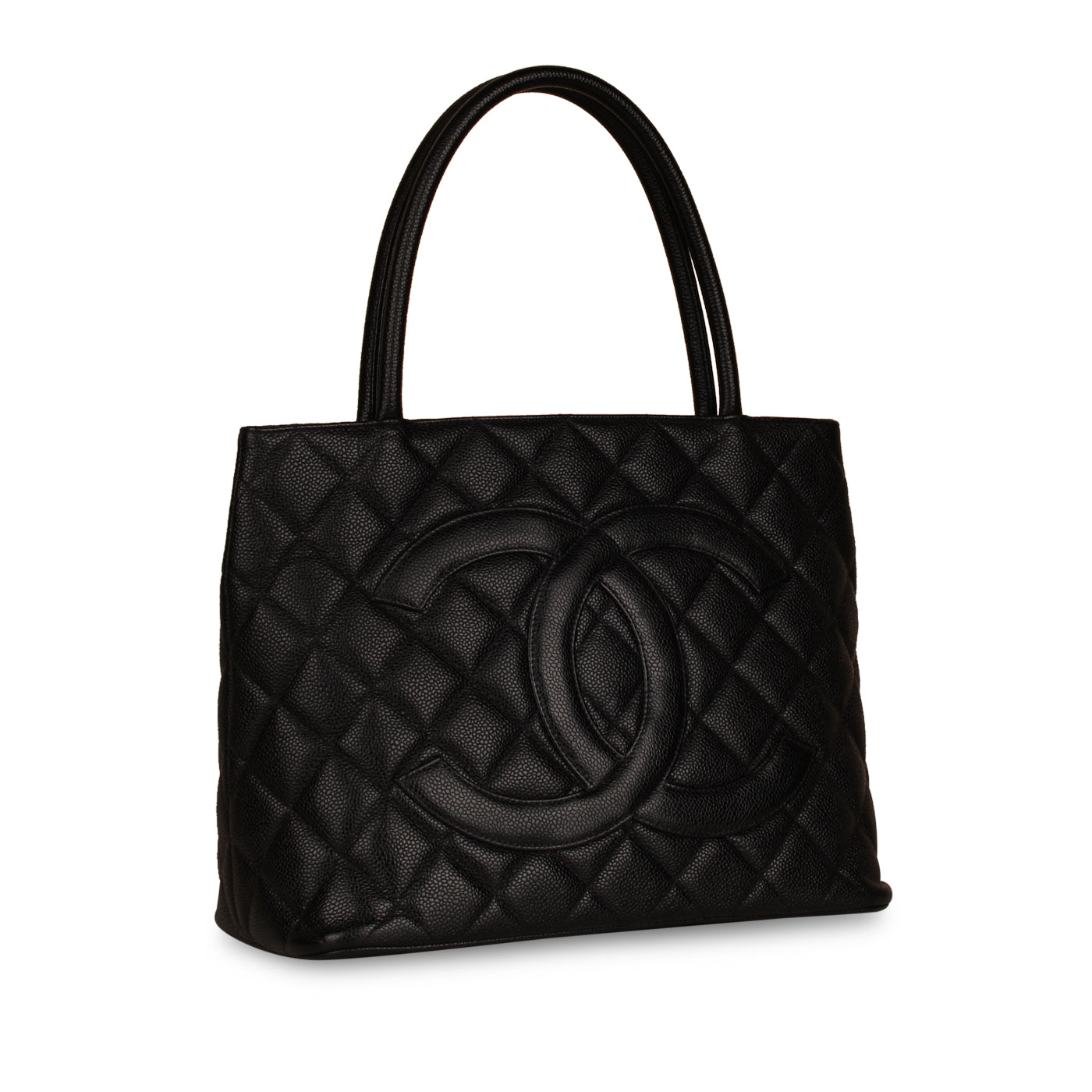 Vintage Medallion Tote - Black