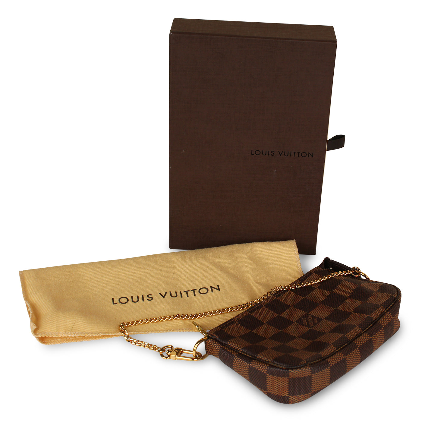 Louis Vuitton Mini Pochette - Damier Ebene