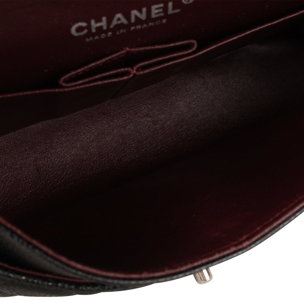 Small Classic Flap - Black Caviar