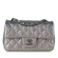 Chanel Mini Rectangular Flap Bag - Iridescent Silver