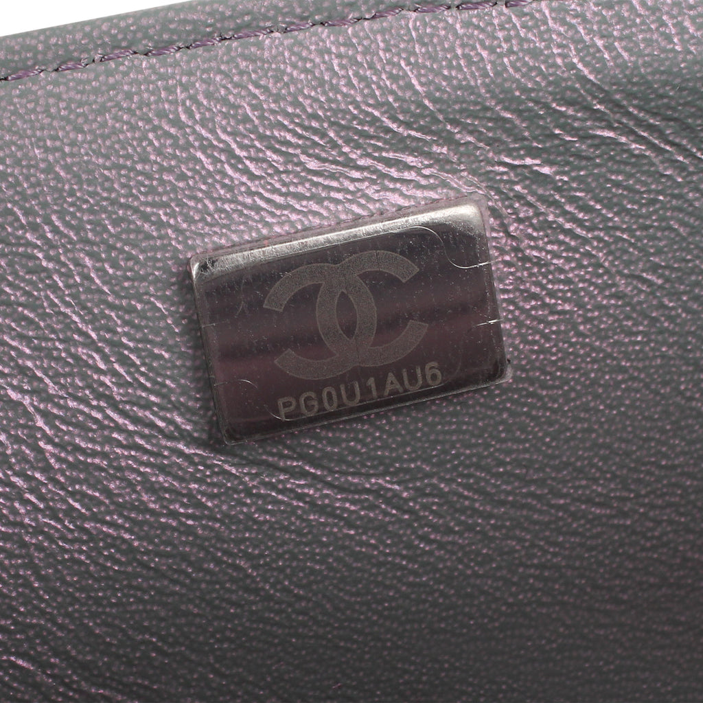 Chanel Mini Rectangular Flap Bag - Iridescent Silver