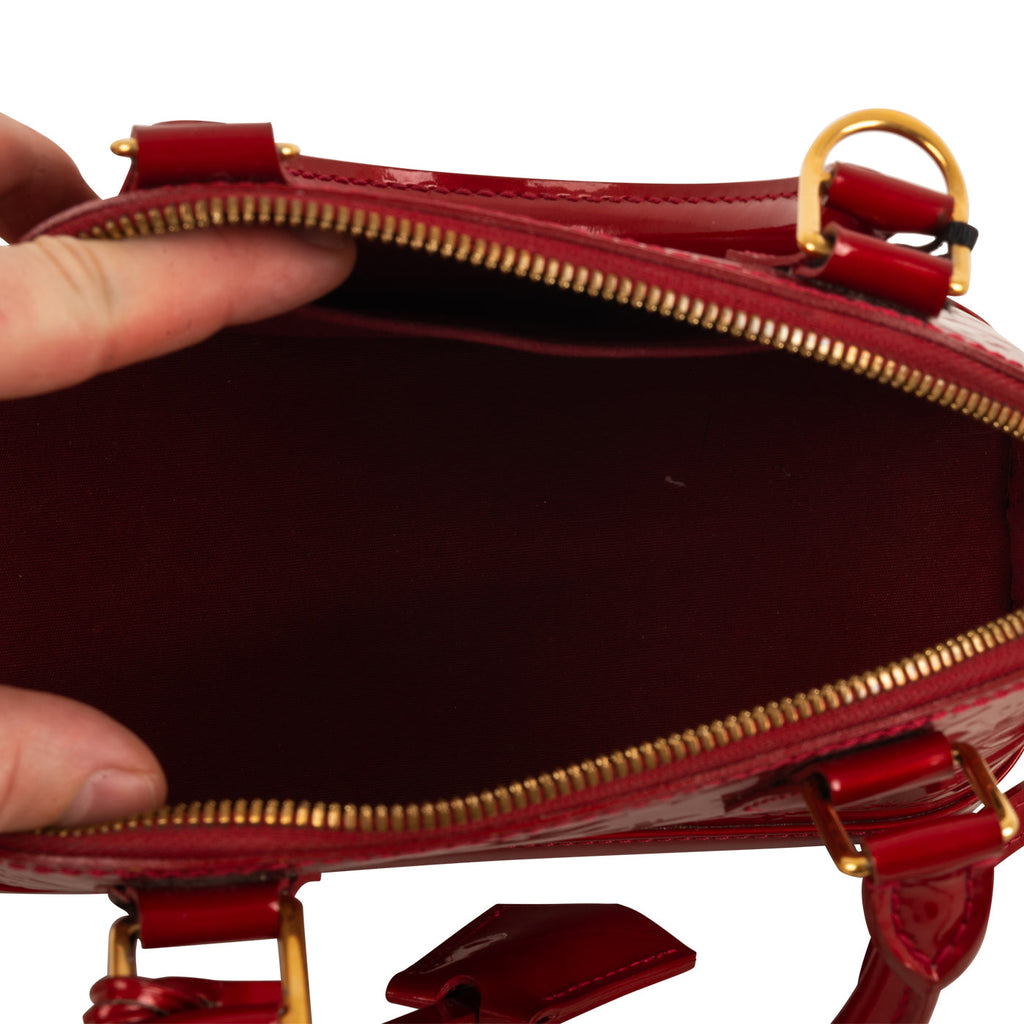 Louis Vuitton Alma BB - Red Vernis
